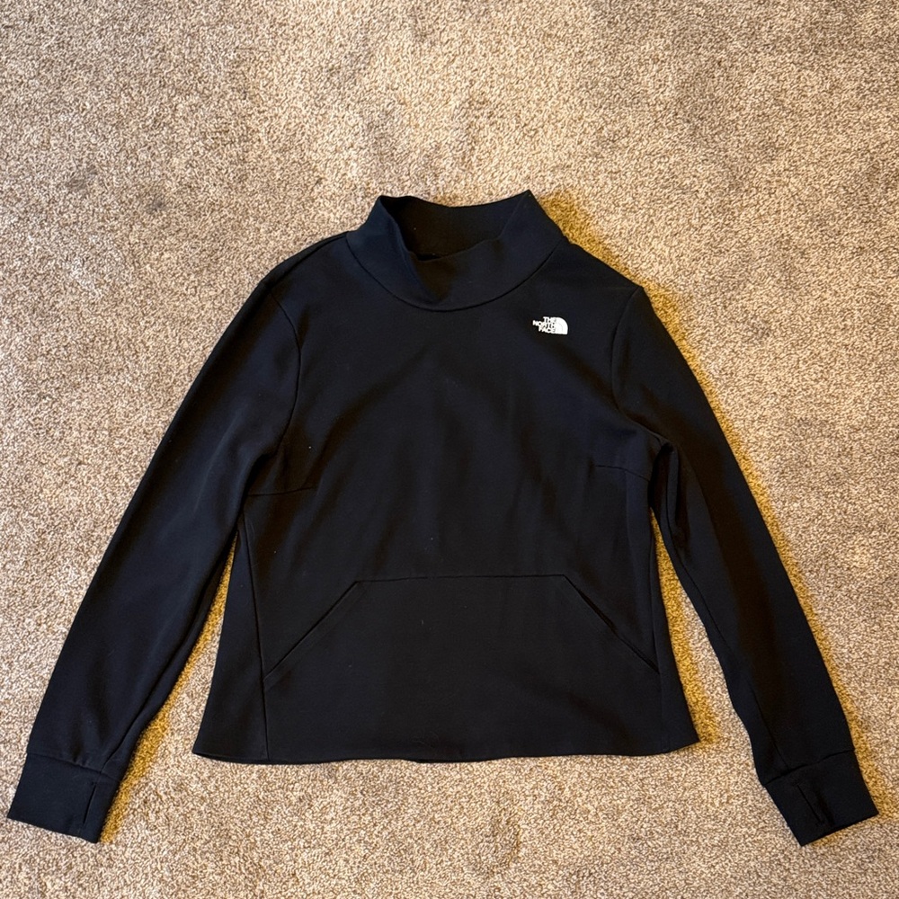 The North Face Women's Black Mock-neck Sweatshirt